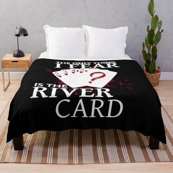 Item preview, The Only Thing I Fear Is The River T-shirt, Funny Poker Shirt, Casino Shirt, Poker Player Gift, Poker Tee Women, Gambling T-shirt designed and sold by Djikou.