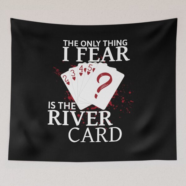 Item preview, The Only Thing I Fear Is The River T-shirt, Funny Poker Shirt, Casino Shirt, Poker Player Gift, Poker Tee Women, Gambling T-shirt designed and sold by Djikou.