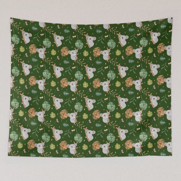 Item preview, Koala On Green Jungle designed and sold by AverilArt.