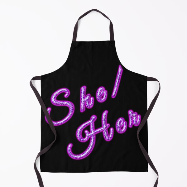 Item preview, Pronoun Glownouns- Purple She/Her designed and sold by FalcoSkyWolf.