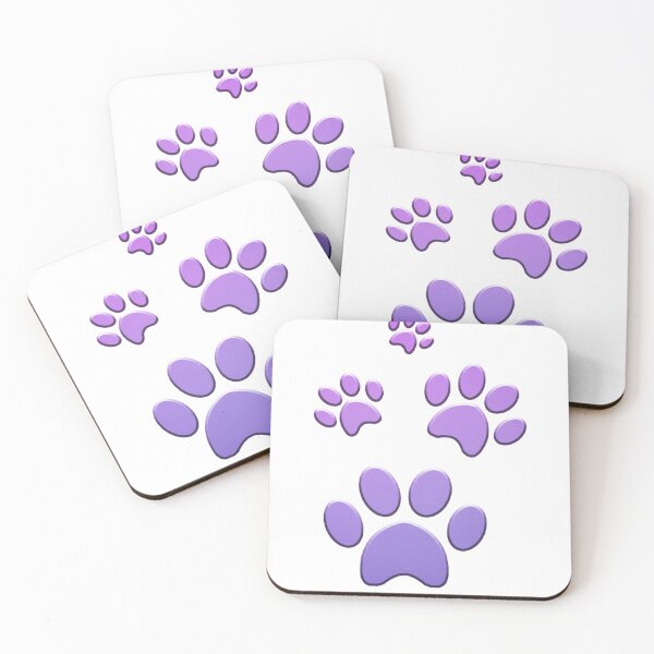 Item preview, violet paw stickers designed and sold by Enigma_Zone.