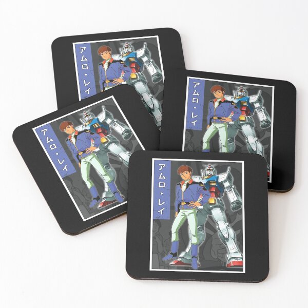 Item preview, Amuro Ray anime robot poster designed and sold by MuriloDias1458.