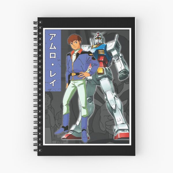 Item preview, Amuro Ray anime robot poster designed and sold by MuriloDias1458.
