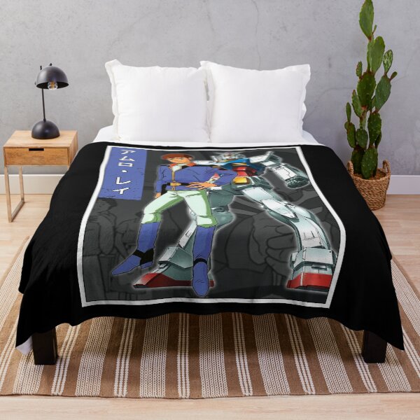 Item preview, Amuro Ray anime robot poster designed and sold by MuriloDias1458.
