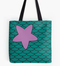 Mermaid Print Tote Bag