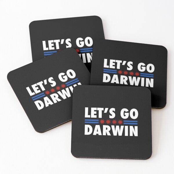 Item preview, Let’s go Darwin, let go and let Darwin, anti vaxxer humor, pro vaccine humor, educated vaccinated, medical humor, nurse humor designed and sold by The Snarky  Psychologist.