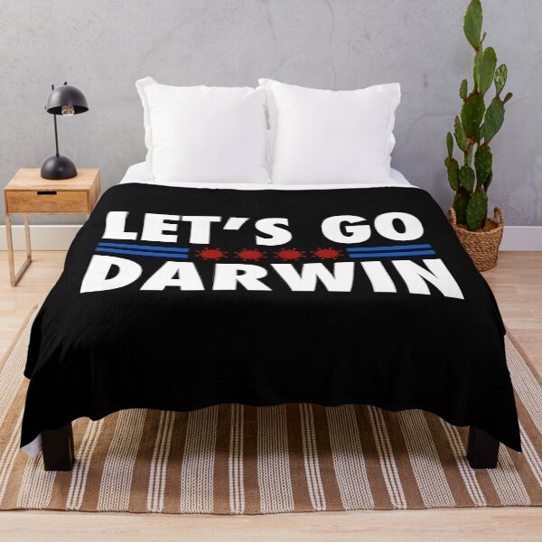 Item preview, Let’s go Darwin, let go and let Darwin, anti vaxxer humor, pro vaccine humor, educated vaccinated, medical humor, nurse humor designed and sold by The Snarky  Psychologist.
