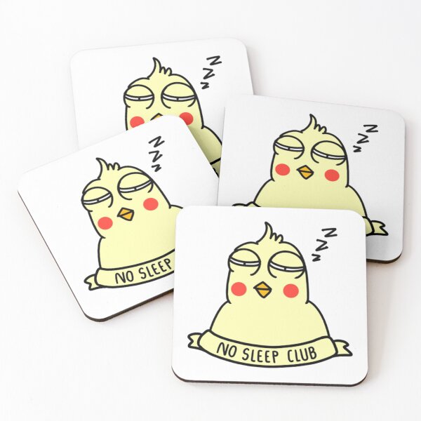 Item preview, Cute bird “No sleep club”   designed and sold by Codelelincoln.