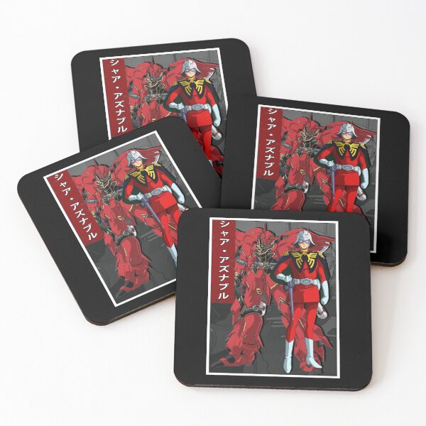 Item preview, Char Aznable anime robot poster red cothing designed and sold by MuriloDias1458.