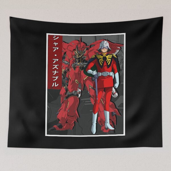 Item preview, Char Aznable anime robot poster red cothing designed and sold by MuriloDias1458.