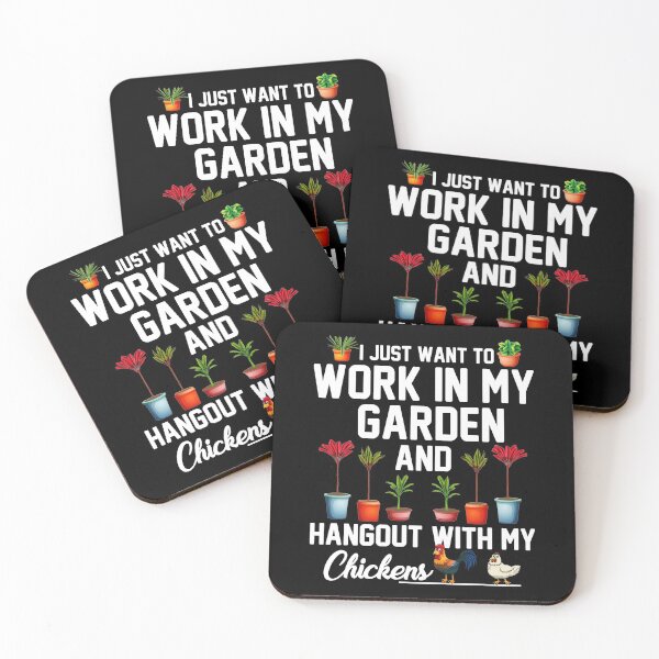 Item preview, i just want to work in my garden and hangout with my chickens designed and sold by hasanmasud.