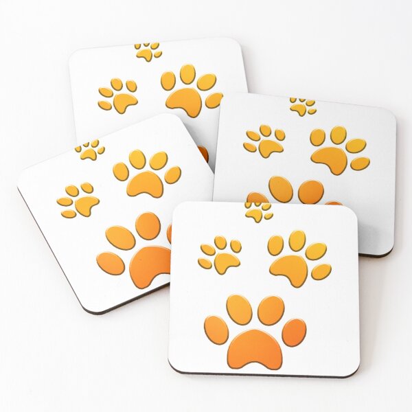 Item preview, yellow paw print designed and sold by Enigma_Zone.