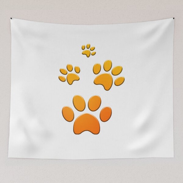 Item preview, yellow paw print designed and sold by Enigma_Zone.