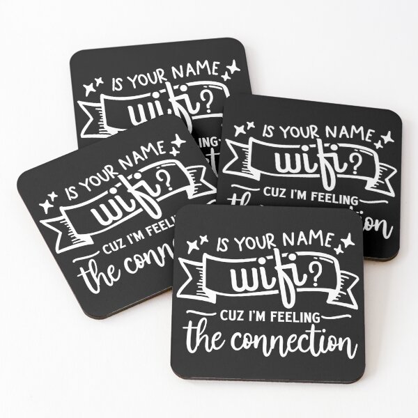 Item preview, Is your name wifi cuz I'm feeling the connection designed and sold by pnkpopcorn.