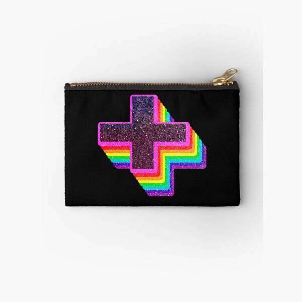 Item preview, Addition sign (+) colorful 3d rainbow typography designed and sold by BeeMeCreative.
