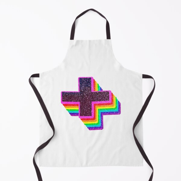Item preview, Addition sign (+) colorful 3d rainbow typography designed and sold by BeeMeCreative.