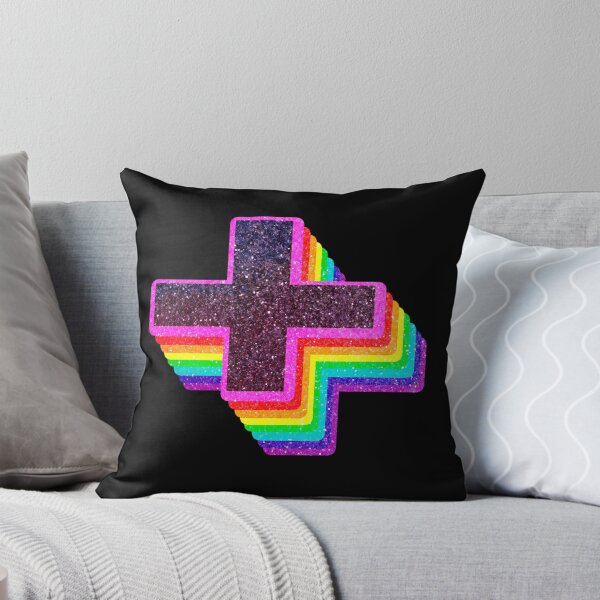 Item preview, Addition sign (+) colorful 3d rainbow typography designed and sold by BeeMeCreative.