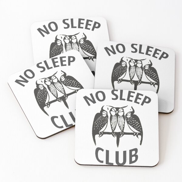 Item preview, No Sleep Club- Funny Owls No Sleep Apparel Gifts for Friends, Girlfriend, Birthday designed and sold by Codelelincoln.