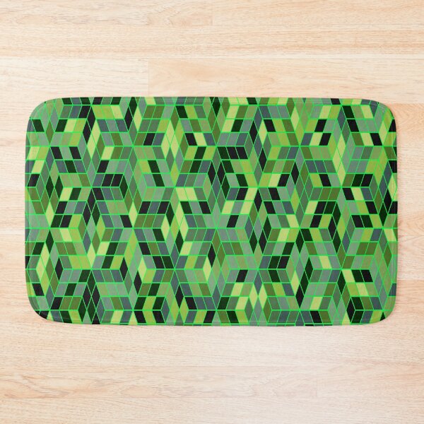 Item preview, Green Geometric Shapes designed and sold by storyboxdesigns.