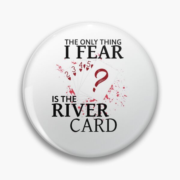 Item preview, The Only Thing I Fear Is The River T-shirt, Funny Poker Shirt, Casino Shirt, Poker Player Gift, Poker Tee Women, Gambling T-shirt designed and sold by Djikou.