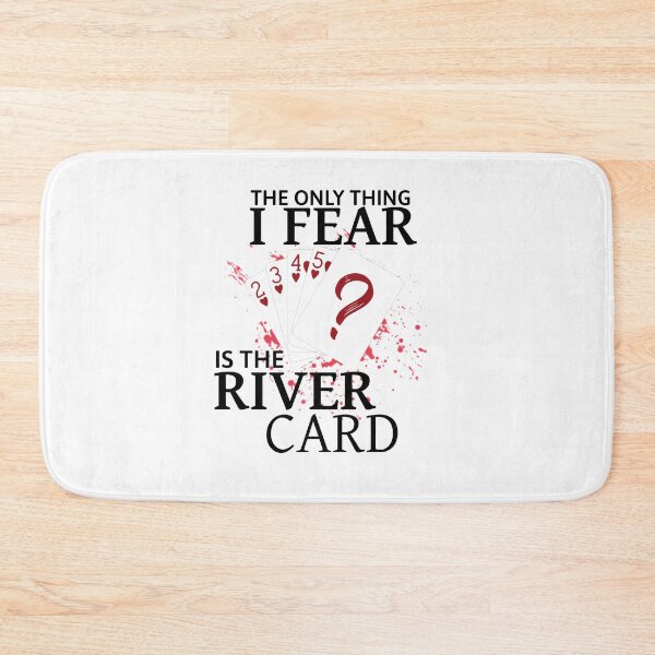 Item preview, The Only Thing I Fear Is The River T-shirt, Funny Poker Shirt, Casino Shirt, Poker Player Gift, Poker Tee Women, Gambling T-shirt designed and sold by Djikou.