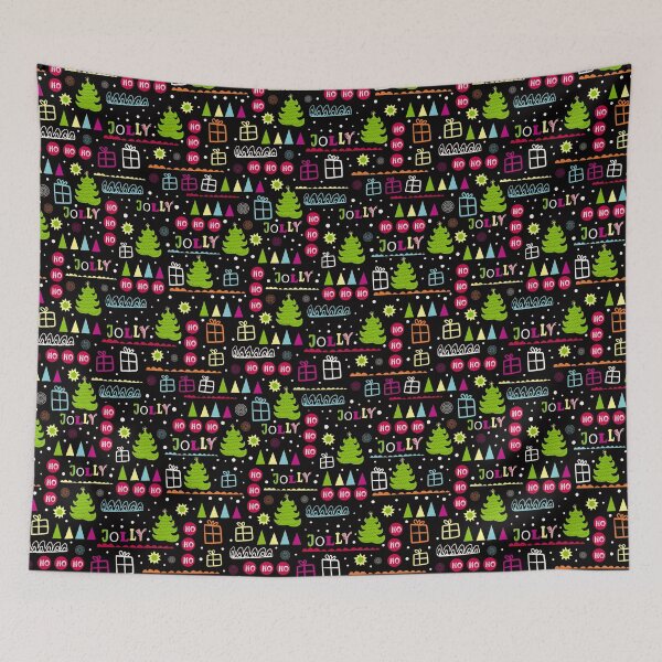 Item preview, Neon Christmas Trees and Presents designed and sold by storyboxdesigns.