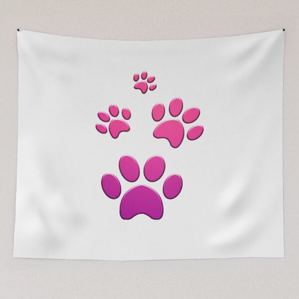 Item preview, pink paw print designed and sold by Enigma_Zone.