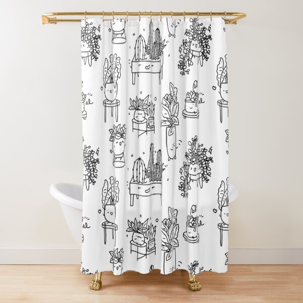 Ready to take a (Plant) Stand Shower Curtain