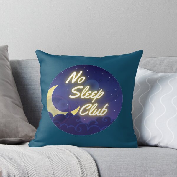 Item preview, Aesthetic Funny No Sleep Club Neon Night Sky   designed and sold by Codelelincoln.