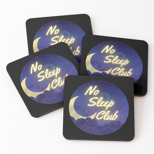 Item preview, Aesthetic Funny No Sleep Club Neon Night Sky   designed and sold by Codelelincoln.