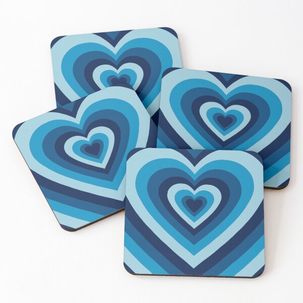 Item preview, BLUE HEART PATTERN designed and sold by Loona7.
