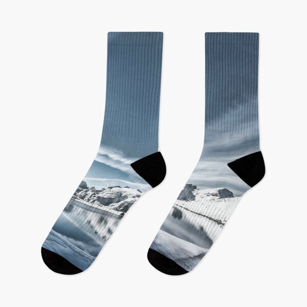 Item preview, Lake on Between Snowy Mountain designed and sold by capotees.