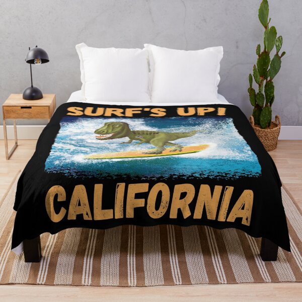 Item preview, T Rex Surf's Up! California Surfing Lovers designed and sold by fairviewdesign.
