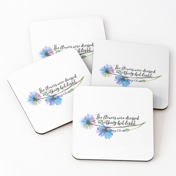 Item preview, The Flowers | Mary Oliver designed and sold by ArtistVenus.