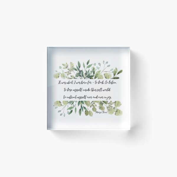 Item preview, Born for Joy | Mary Oliver designed and sold by ArtistVenus.