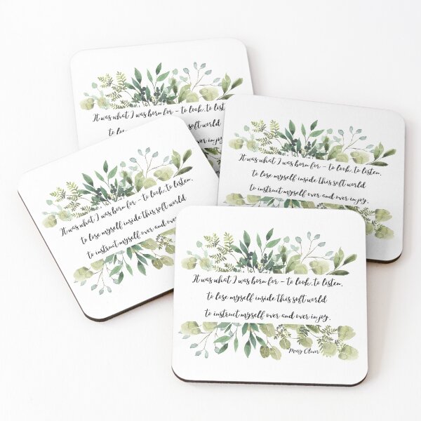 Item preview, Born for Joy | Mary Oliver designed and sold by ArtistVenus.