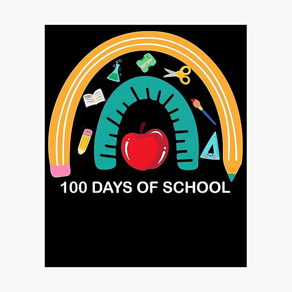 Item preview, Happy 100 Days of School Funny 100th Day Education designed and sold by VanessaAdams1.