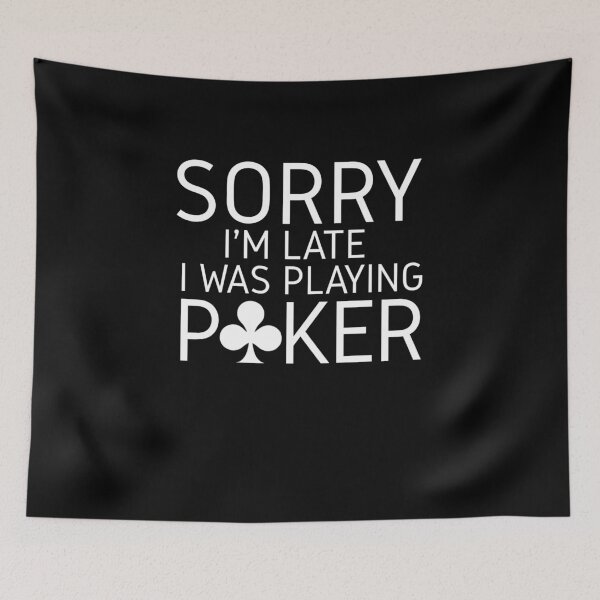 Item preview, Sorry I'm Late I Was Playing Poker T-shirt, Funny Poker Shirt, Casino Shirt, Poker Player Gift, Poker Tee Women, Gambling T-shirt designed and sold by Djikou.