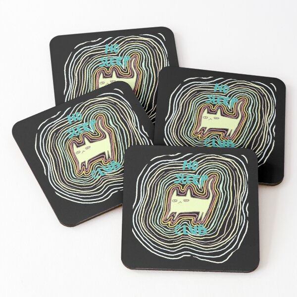 Item preview, No sleep club cat colors   designed and sold by Codelelincoln.