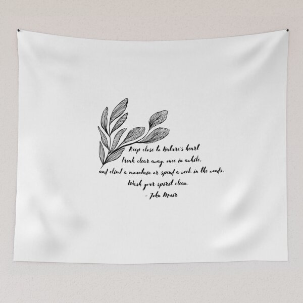 Item preview, Keep Close to Nature's Heart | John Muir designed and sold by ArtistVenus.