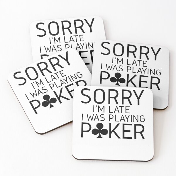 Item preview,  Sorry I'm Late I Was Playing Poker T-shirt, Funny Poker Shirt, Casino Shirt, Poker Player Gift, Poker Tee Women, Gambling T-shirt designed and sold by Djikou.