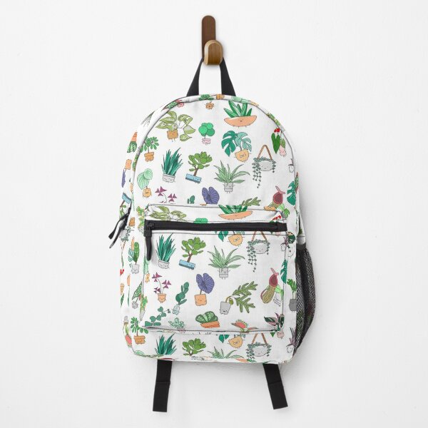 The Plant Alphabet Pattern Backpack
