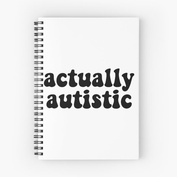 Item preview, Actually Autistic Retro Font Black Autism Awareness designed and sold by cashewdays.