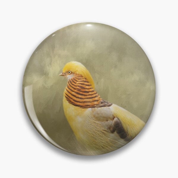 Item preview, Yellow Golden Pheasant designed and sold by Elisabeth Lucas.