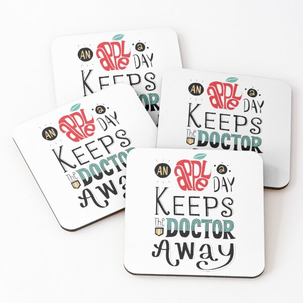 Item preview, An apple a day keeps the doctor away designed and sold by BeeMeCreative.