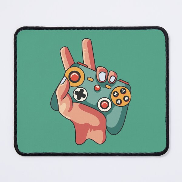 Item preview,  gaming with joy stick emblem modern  designed and sold by bhavdip.
