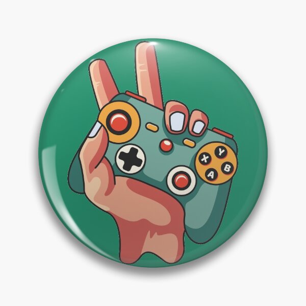 Item preview,  gaming with joy stick emblem modern  designed and sold by bhavdip.
