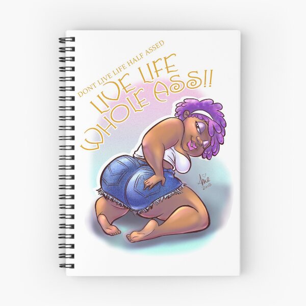 Item preview, Big Booty Jane: Live life whole ass! designed and sold by ArieMonroeArt.