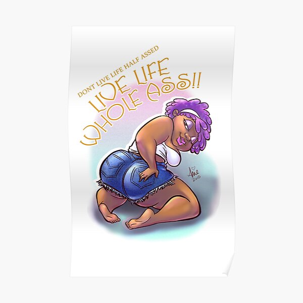 600px x 600px - Big Black Booty Posters for Sale | Redbubble