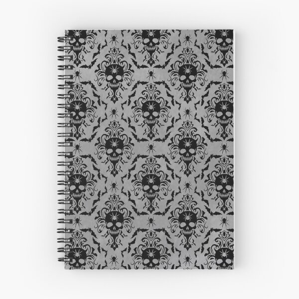 Item preview, Gothic Damask Pattern (Spider Mind Grey) designed and sold by GrimDork.